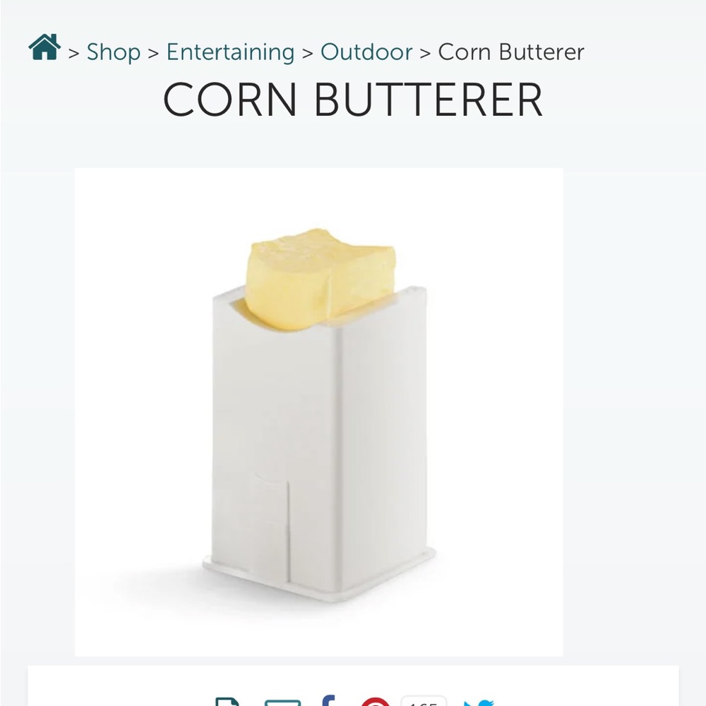 Pampered Chef corn butterer, excellent used condition, retails for $8
